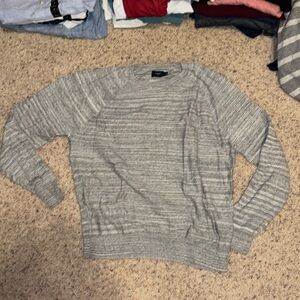 L jcrew grey sweater
